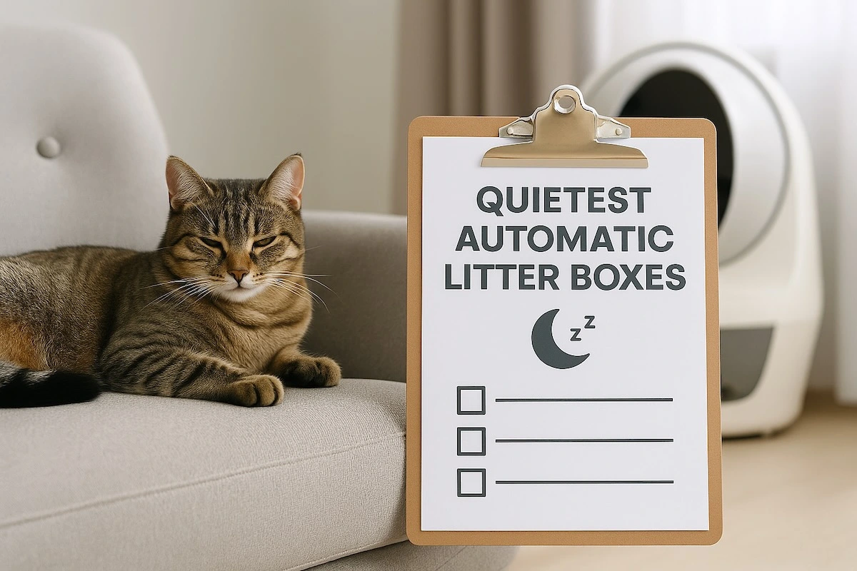 Quietest automatic litter boxes